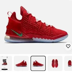 Nike Shoes Nike Lebron Xviii Xmas In La Size 95 Poshmark